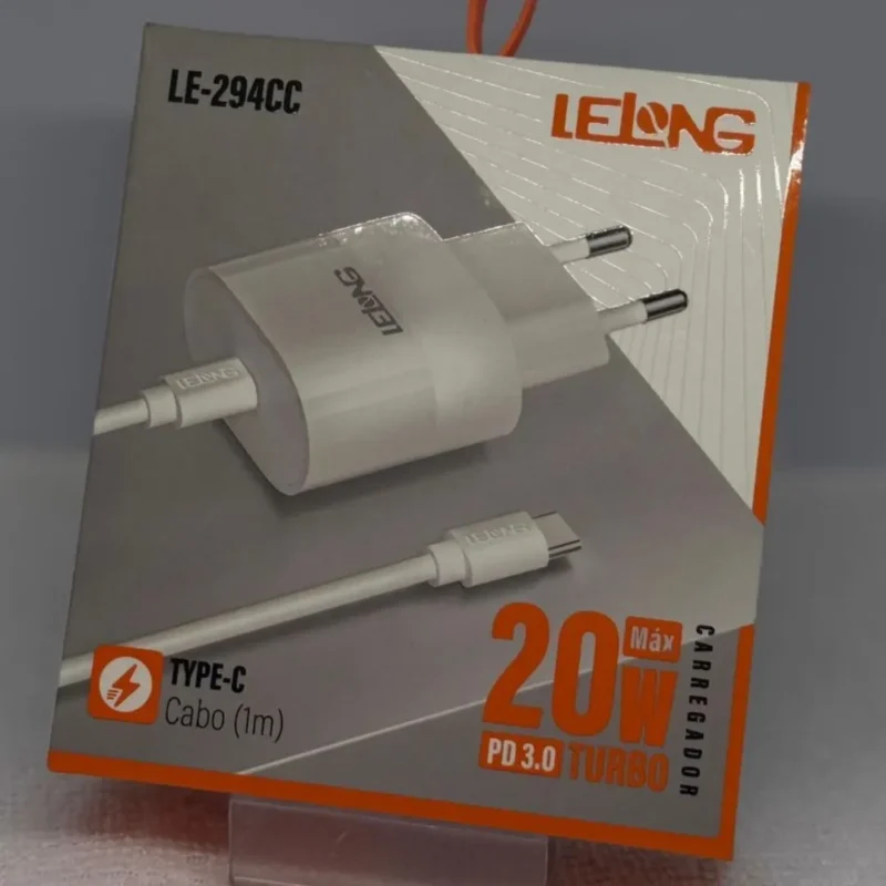 Kit carregador Lelong  20w